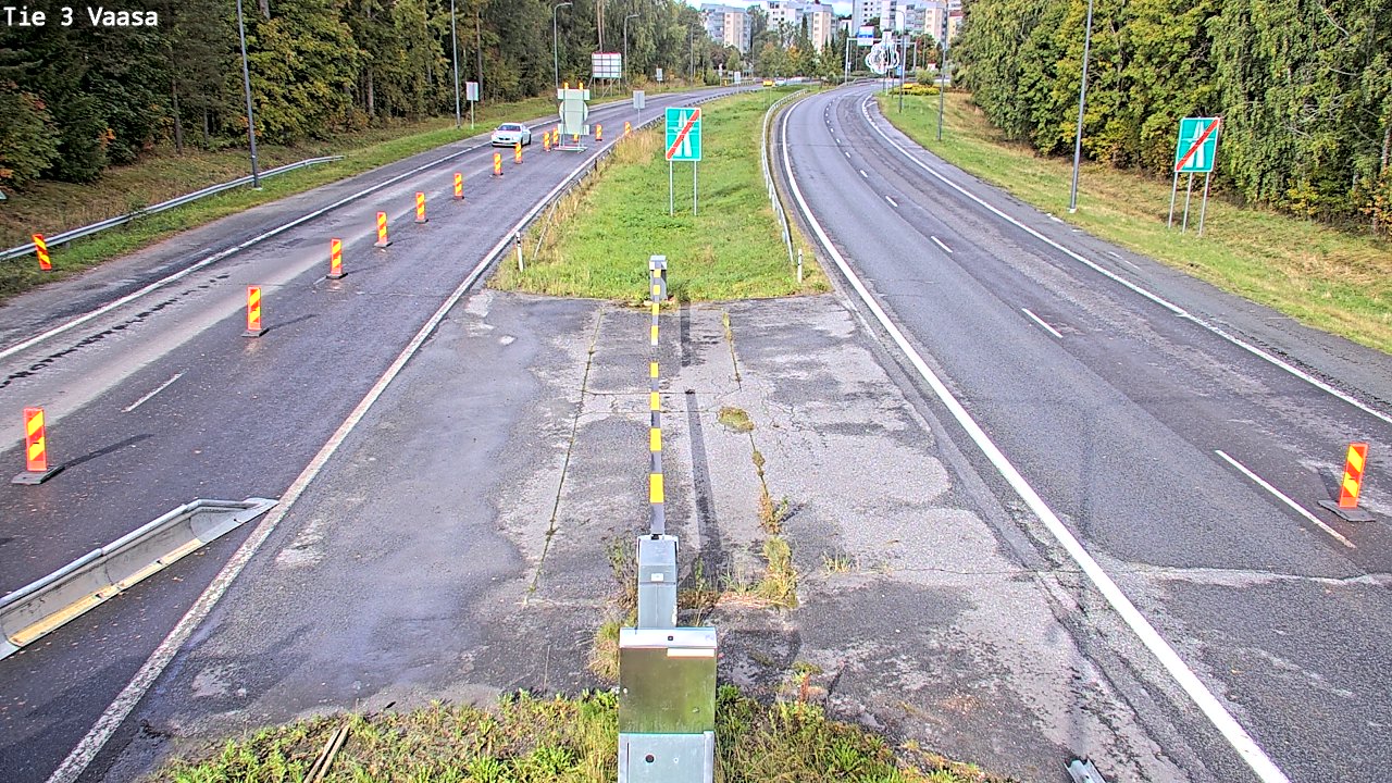 Kelikamerat Kuva Tie 3 Vaasa (puomi), Vaasa, Pohjanmaa