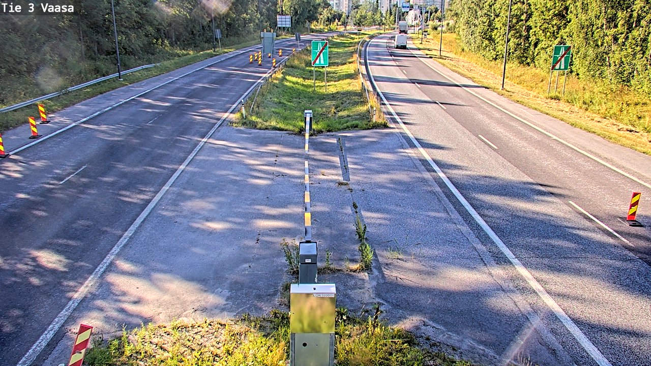 Kelikamerat Kuva Tie 3 Vaasa (puomi), Vaasa, Pohjanmaa