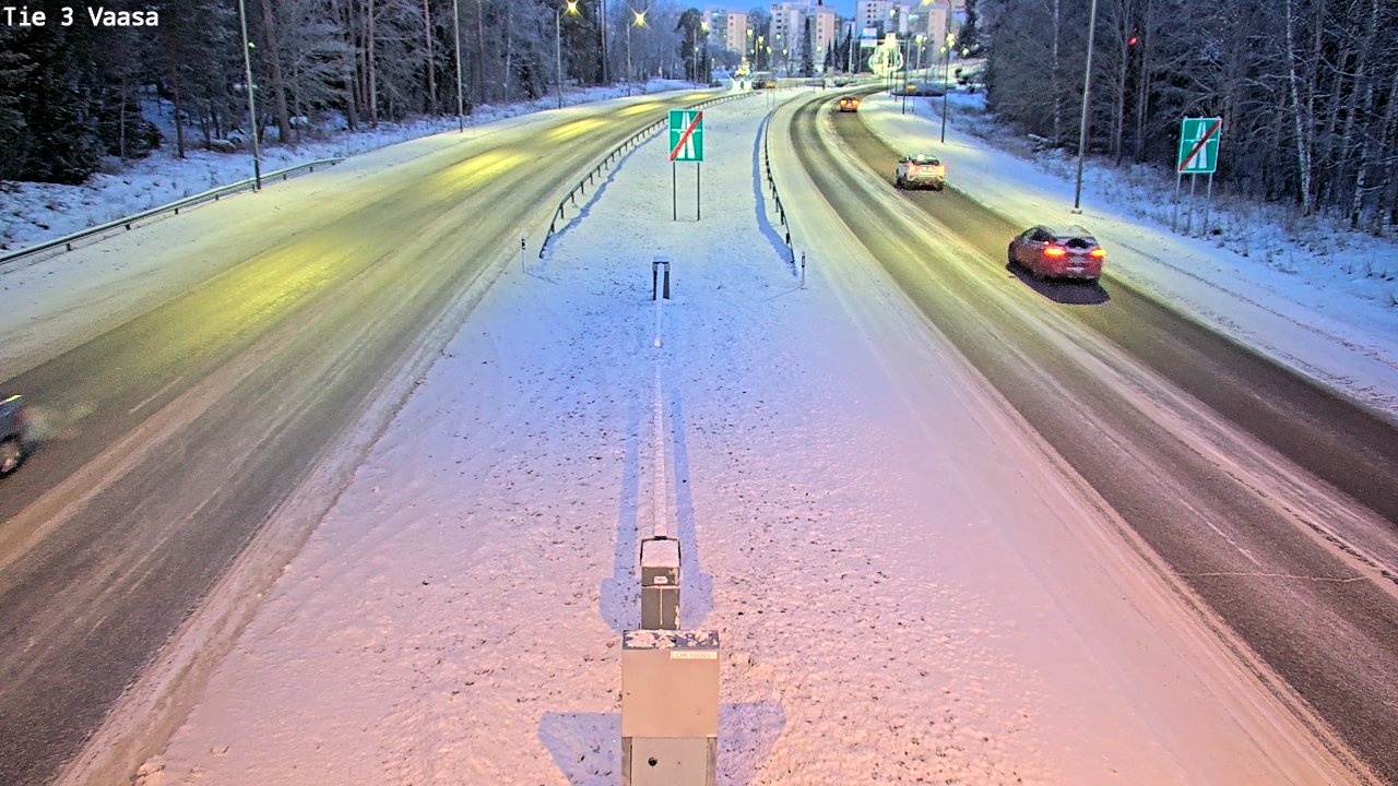 Kelikamerat Kuva Tie 3 Vaasa (puomi), Vaasa, Pohjanmaa