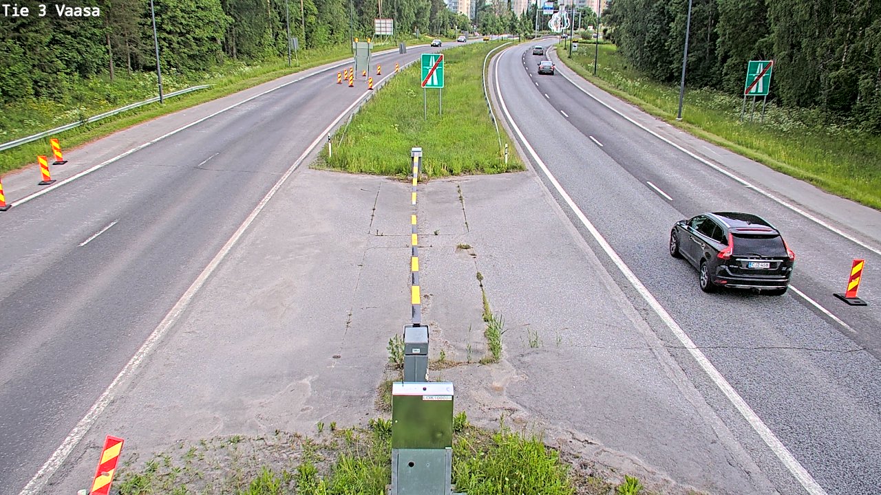 Kelikamerat Kuva Tie 3 Vaasa (puomi), Vaasa, Pohjanmaa