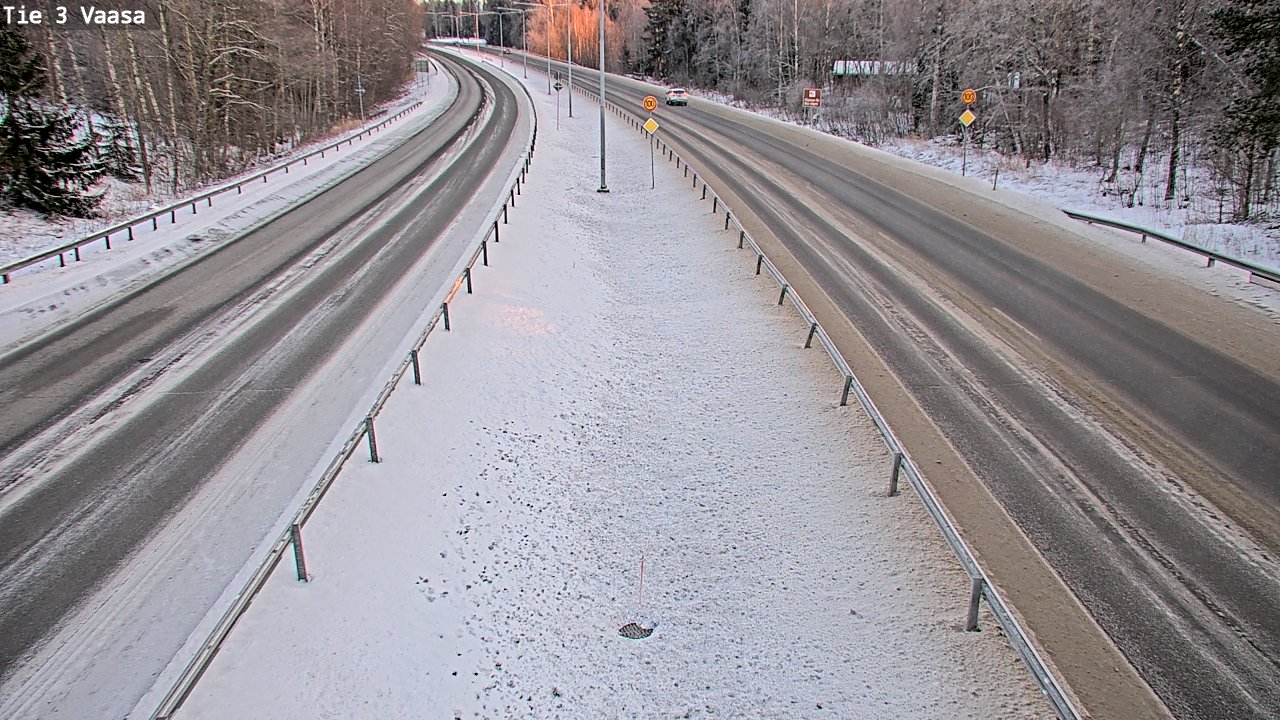 Kelikamerat Kuva Tie 3 Vaasa (puomi), Vaasa, Pohjanmaa