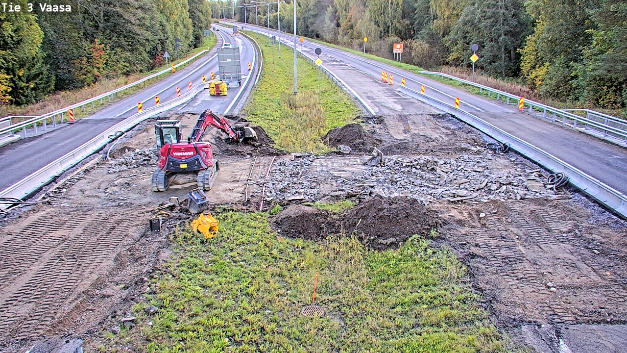 Kelikamerat Kuva Tie 3 Vaasa (puomi), Vaasa, Pohjanmaa