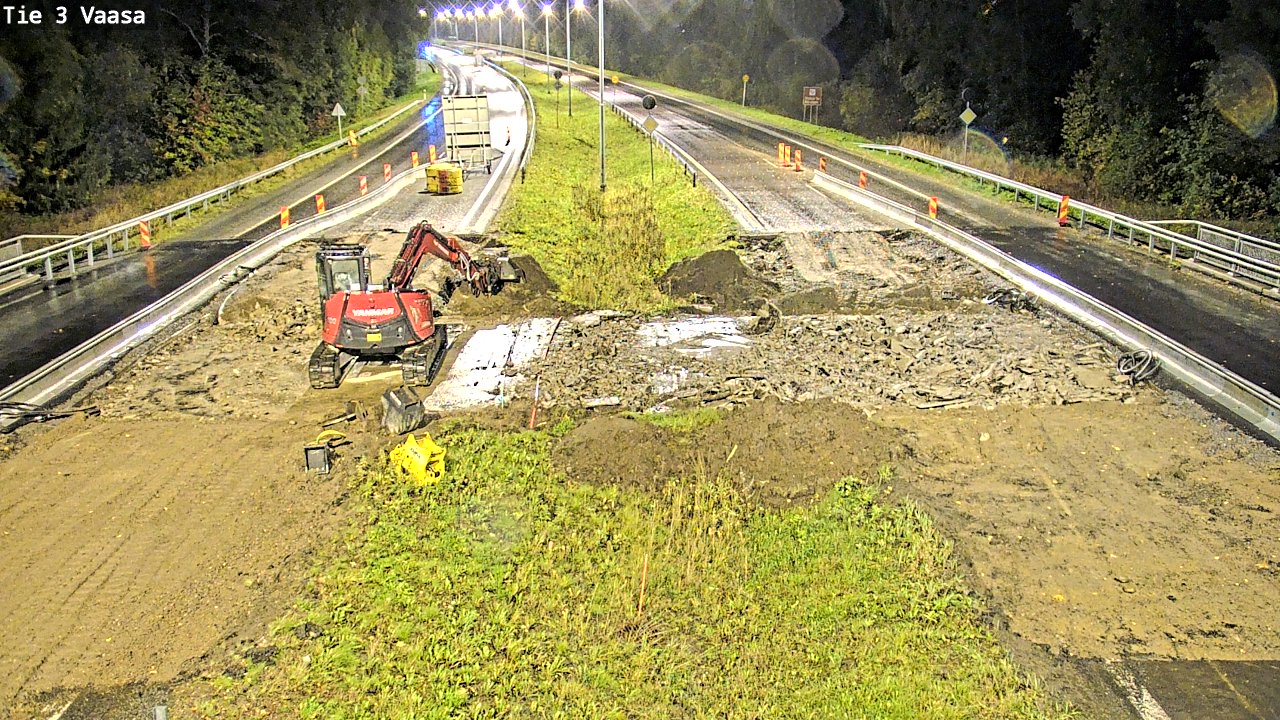 Kelikamerat Kuva Tie 3 Vaasa (puomi), Vaasa, Pohjanmaa