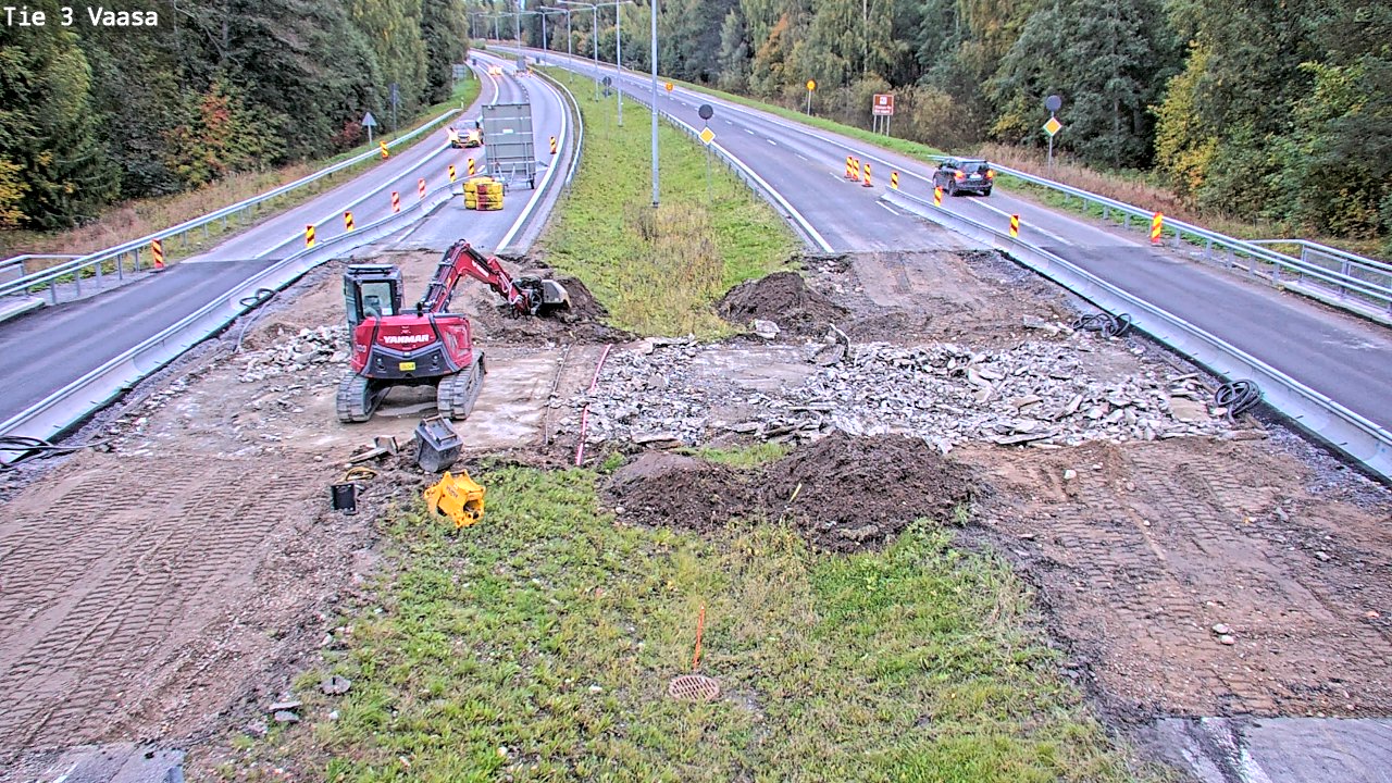 Kelikamerat Kuva Tie 3 Vaasa (puomi), Vaasa, Pohjanmaa