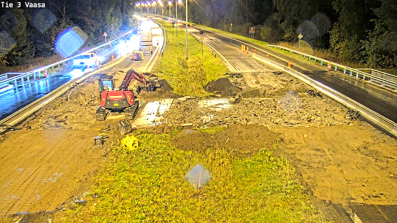 Kelikamerat Kuva Tie 3 Vaasa (puomi), Vaasa, Pohjanmaa