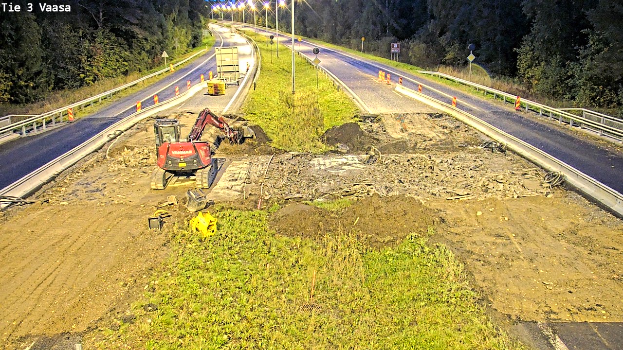 Kelikamerat Kuva Tie 3 Vaasa (puomi), Vaasa, Pohjanmaa