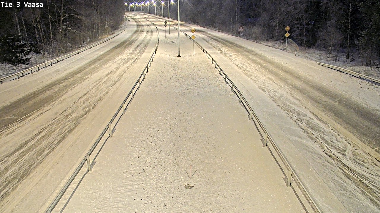 Kelikamerat Kuva Tie 3 Vaasa (puomi), Vaasa, Pohjanmaa