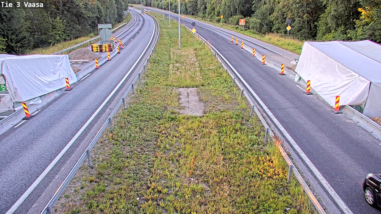 Kelikamerat Kuva Tie 3 Vaasa (puomi), Vaasa, Pohjanmaa