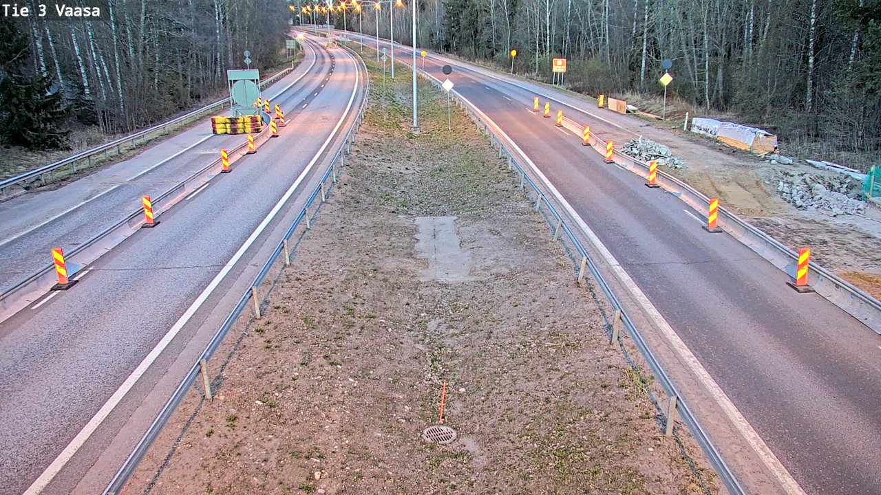 Kelikamerat Kuva Tie 3 Vaasa (puomi), Vaasa, Pohjanmaa