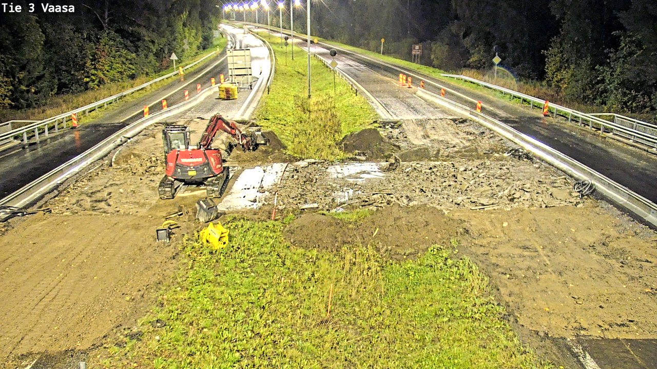 Kelikamerat Kuva Tie 3 Vaasa (puomi), Vaasa, Pohjanmaa