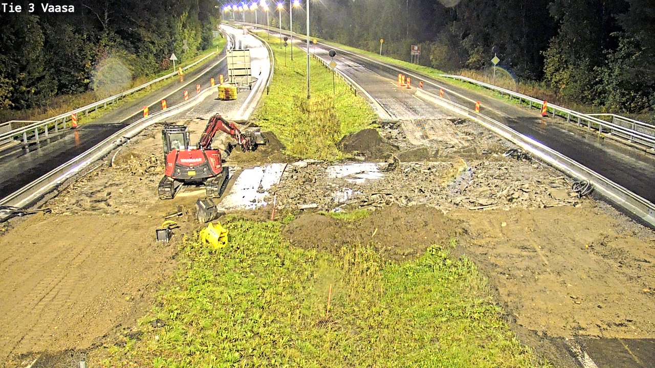 Kelikamerat Kuva Tie 3 Vaasa (puomi), Vaasa, Pohjanmaa