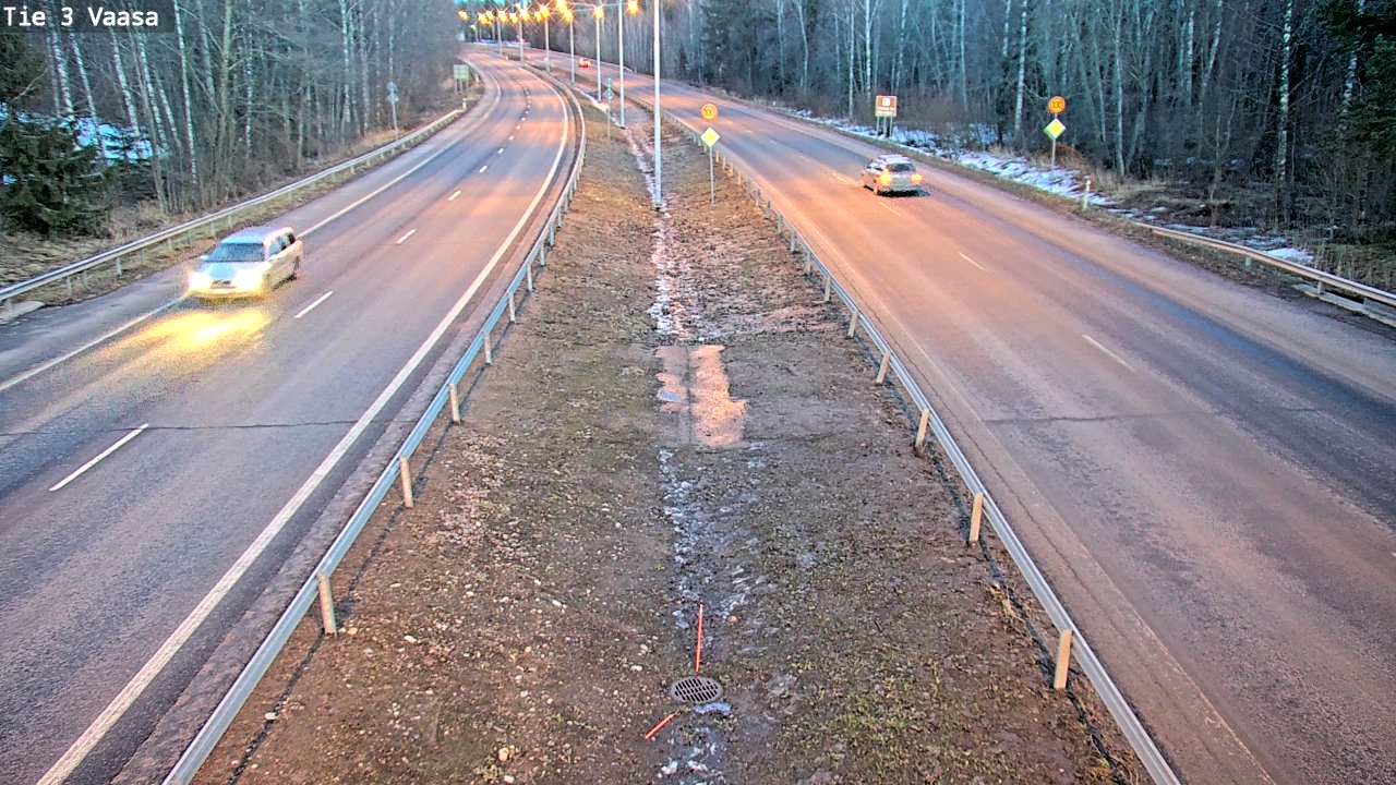 Kelikamerat Kuva Tie 3 Vaasa (puomi), Vaasa, Pohjanmaa