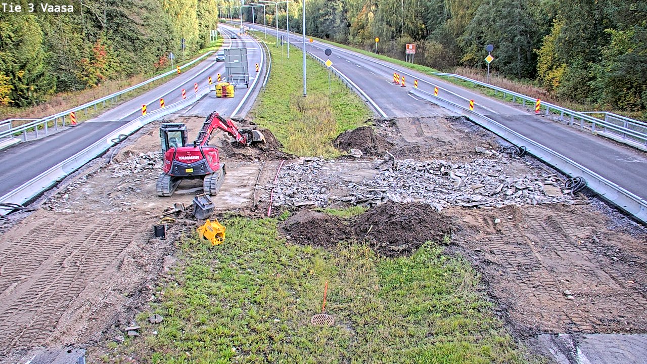 Kelikamerat Kuva Tie 3 Vaasa (puomi), Vaasa, Pohjanmaa