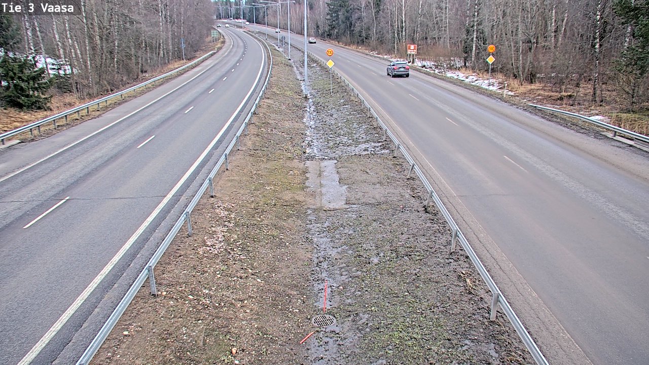 Weather Camera Image Tie 3 Vaasa (puomi), Vaasa, Pohjanmaa