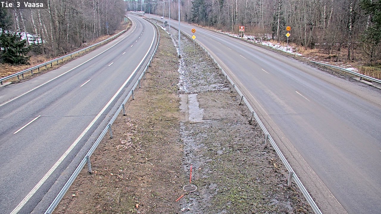 Weather Camera Image Tie 3 Vaasa (puomi), Vaasa, Pohjanmaa