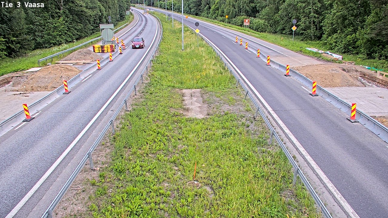Kelikamerat Kuva Tie 3 Vaasa (puomi), Vaasa, Pohjanmaa