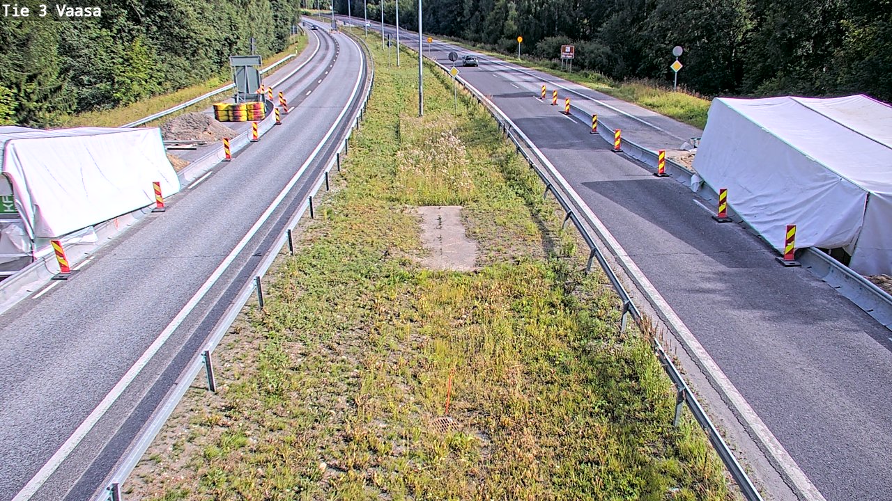 Kelikamerat Kuva Tie 3 Vaasa (puomi), Vaasa, Pohjanmaa