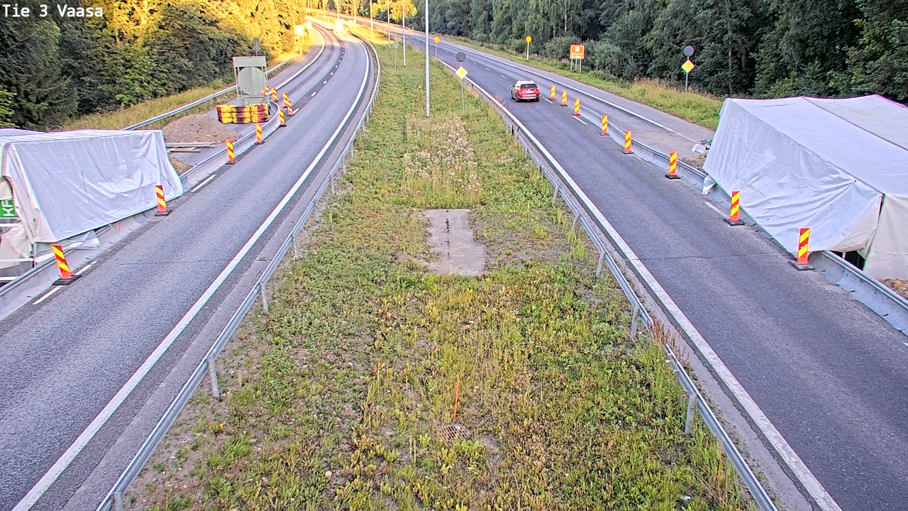 Kelikamerat Kuva Tie 3 Vaasa (puomi), Vaasa, Pohjanmaa