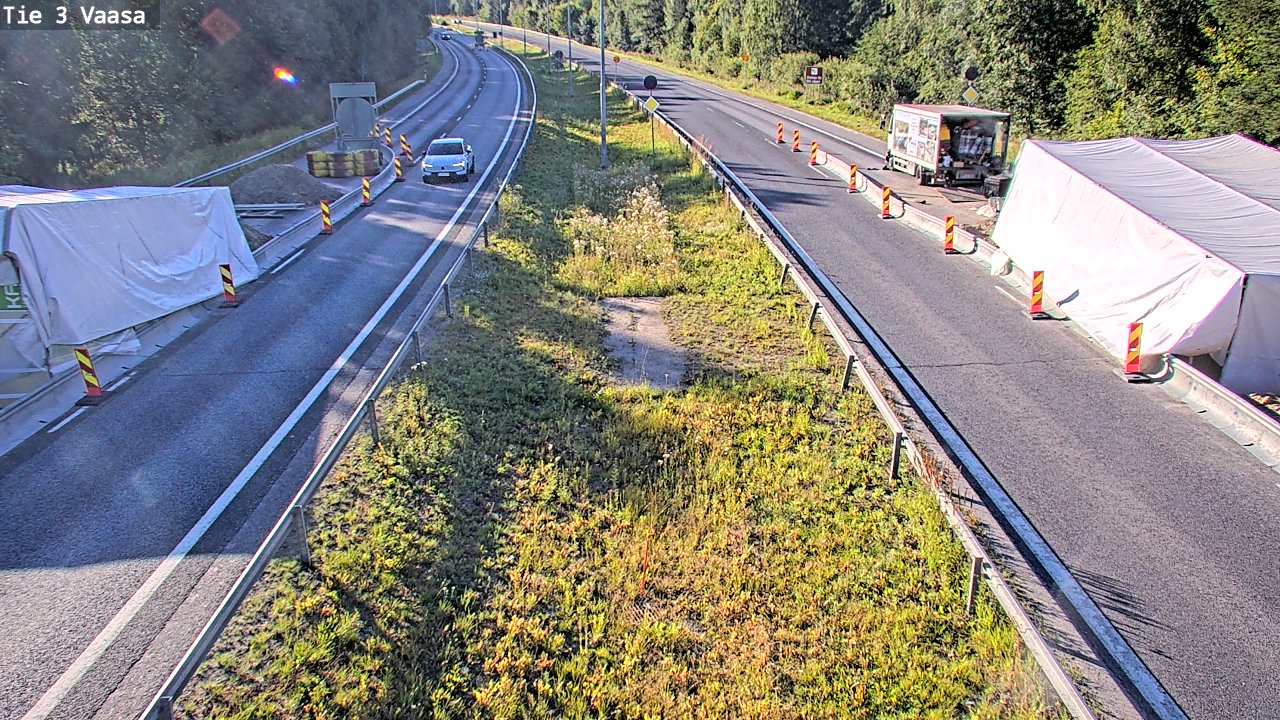 Kelikamerat Kuva Tie 3 Vaasa (puomi), Vaasa, Pohjanmaa