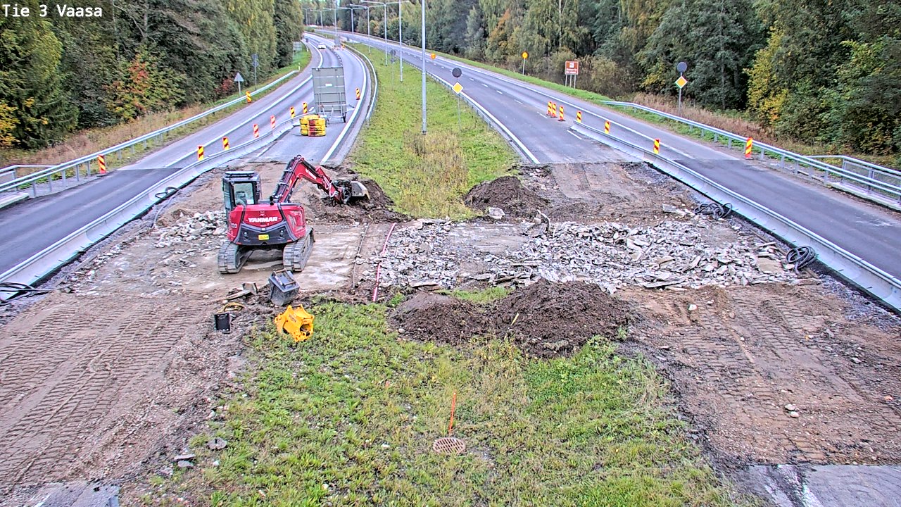Kelikamerat Kuva Tie 3 Vaasa (puomi), Vaasa, Pohjanmaa