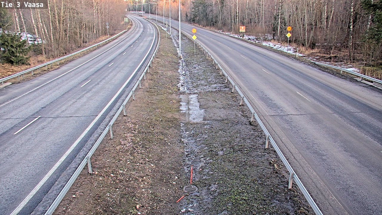 Kelikamerat Kuva Tie 3 Vaasa (puomi), Vaasa, Pohjanmaa