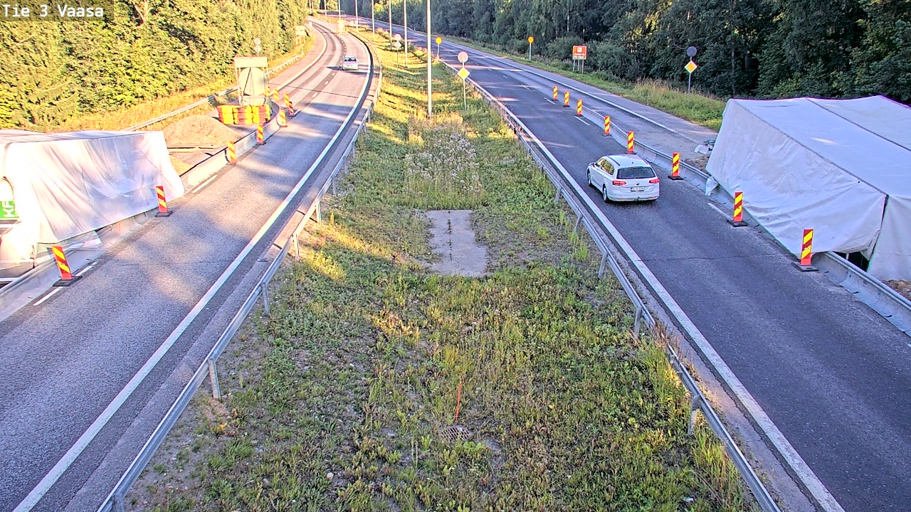 Kelikamerat Kuva Tie 3 Vaasa (puomi), Vaasa, Pohjanmaa