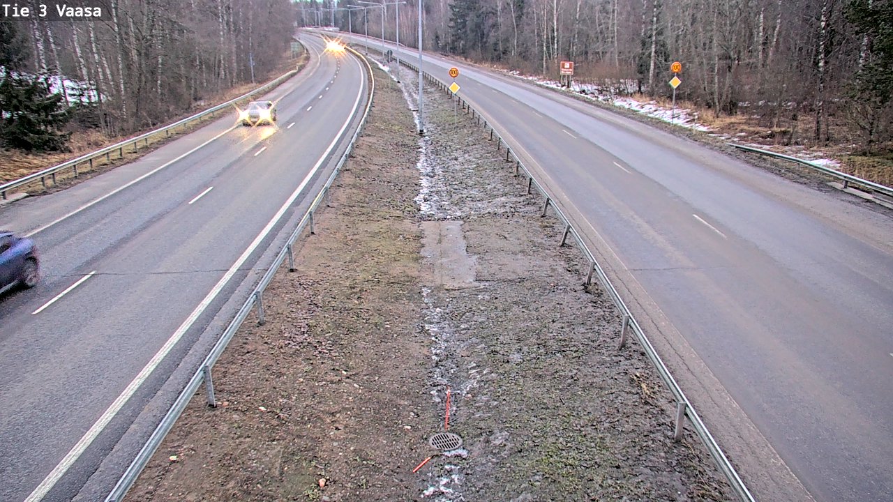 Kelikamerat Kuva Tie 3 Vaasa (puomi), Vaasa, Pohjanmaa