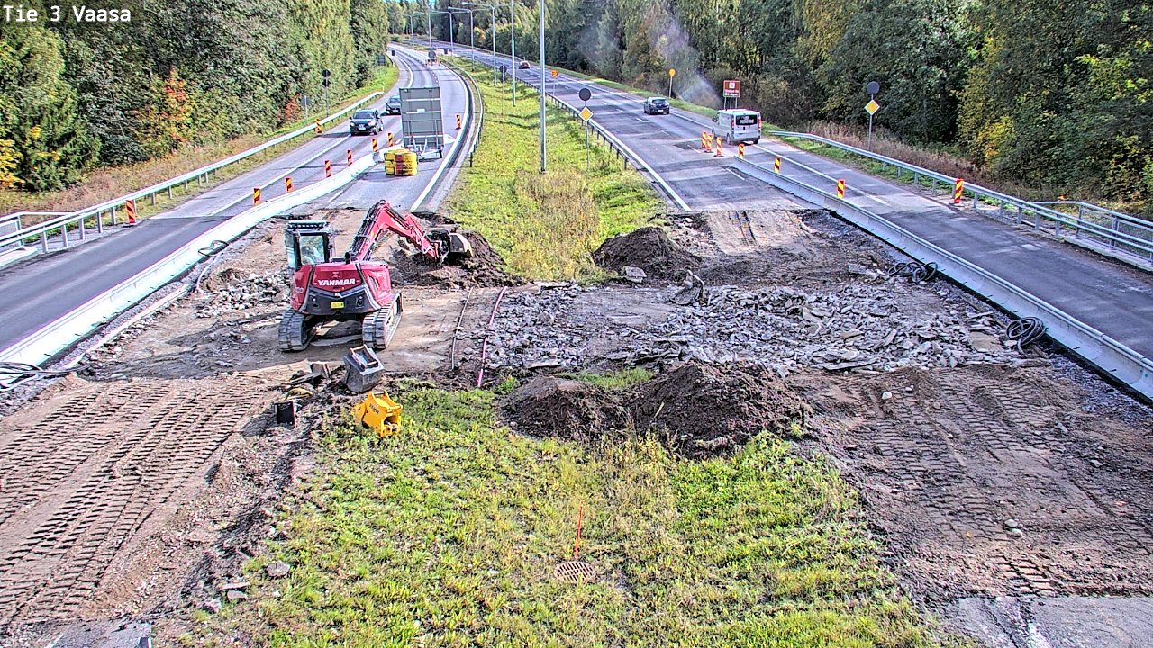 Kelikamerat Kuva Tie 3 Vaasa (puomi), Vaasa, Pohjanmaa