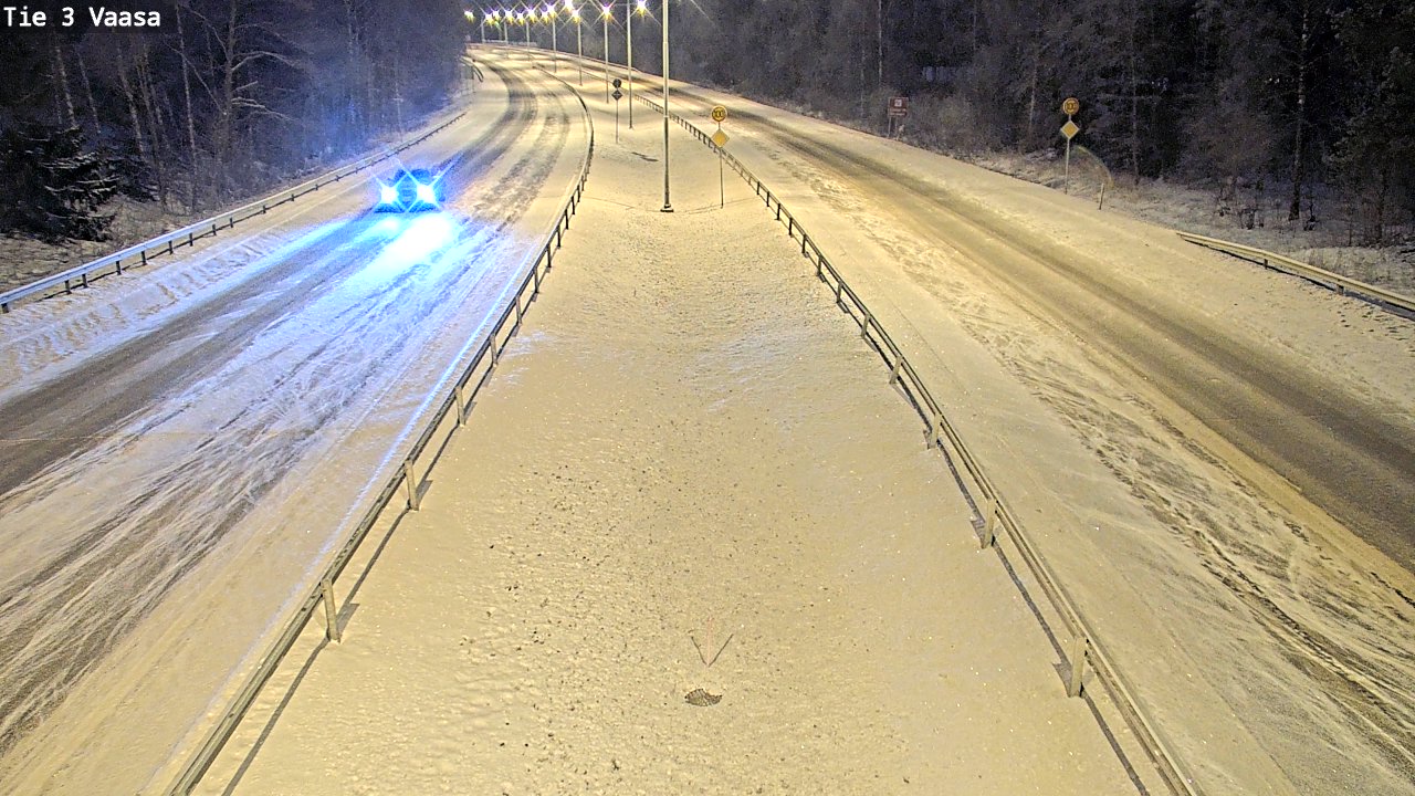 Kelikamerat Kuva Tie 3 Vaasa (puomi), Vaasa, Pohjanmaa