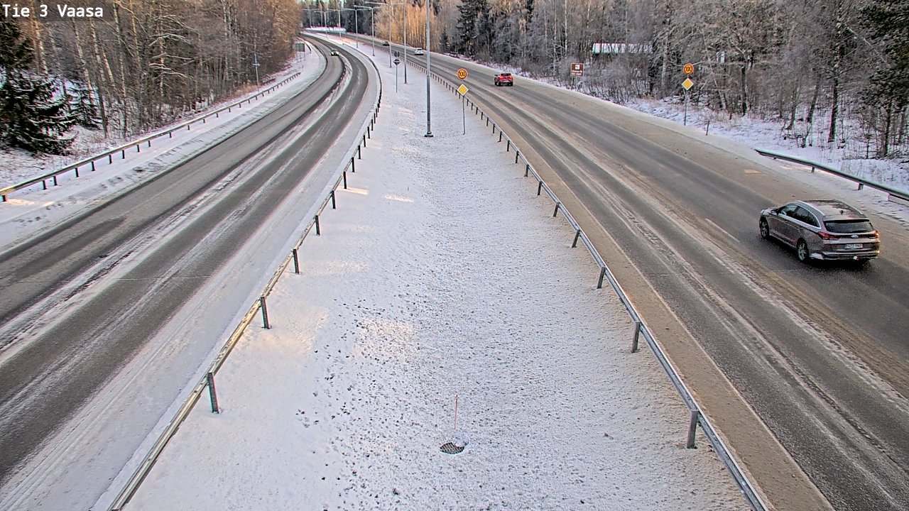 Kelikamerat Kuva Tie 3 Vaasa (puomi), Vaasa, Pohjanmaa