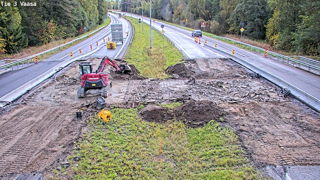 Kelikamerat Kuva Tie 3 Vaasa (puomi), Vaasa, Pohjanmaa
