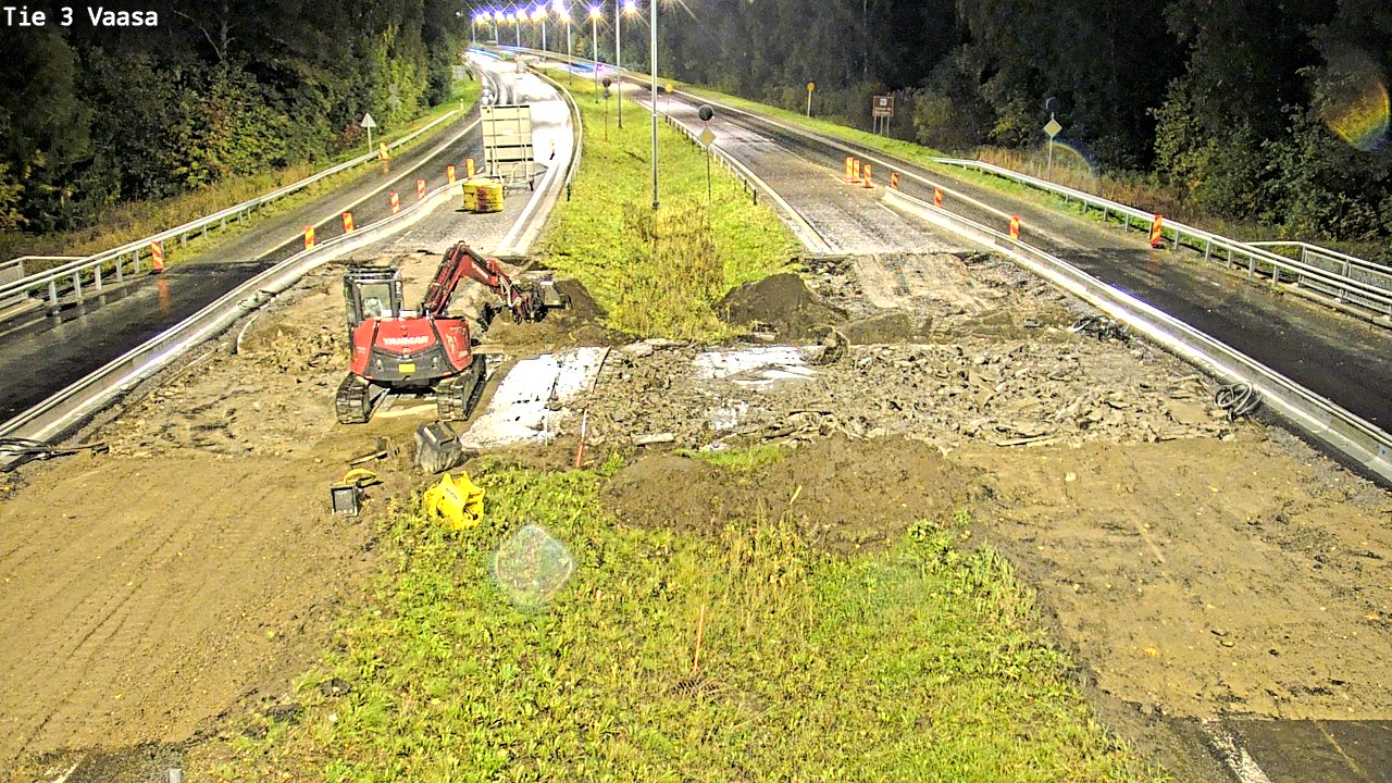 Kelikamerat Kuva Tie 3 Vaasa (puomi), Vaasa, Pohjanmaa