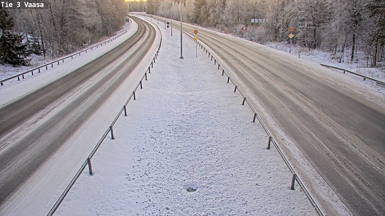 Weather Camera Image Tie 3 Vaasa (puomi), Vaasa, Pohjanmaa