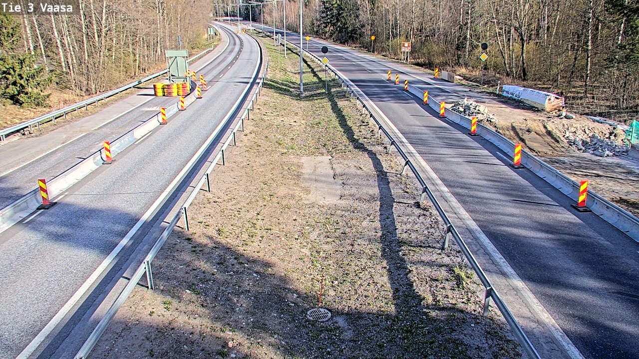 Kelikamerat Kuva Tie 3 Vaasa (puomi), Vaasa, Pohjanmaa