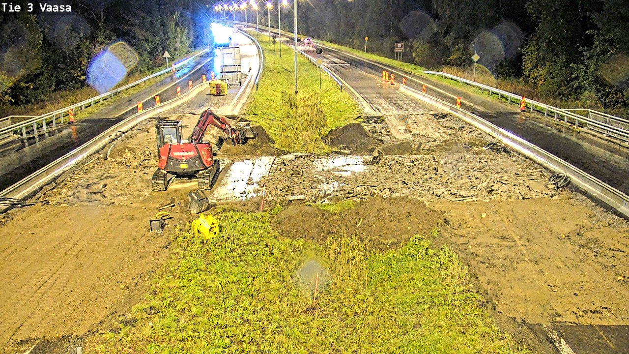 Kelikamerat Kuva Tie 3 Vaasa (puomi), Vaasa, Pohjanmaa