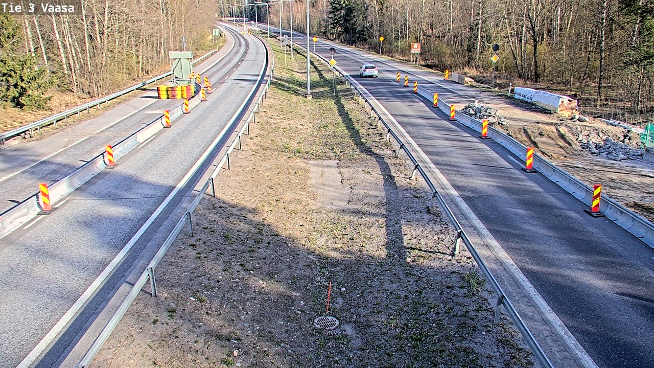 Kelikamerat Kuva Tie 3 Vaasa (puomi), Vaasa, Pohjanmaa