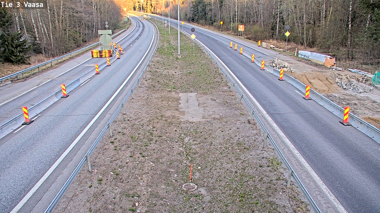 Kelikamerat Kuva Tie 3 Vaasa (puomi), Vaasa, Pohjanmaa
