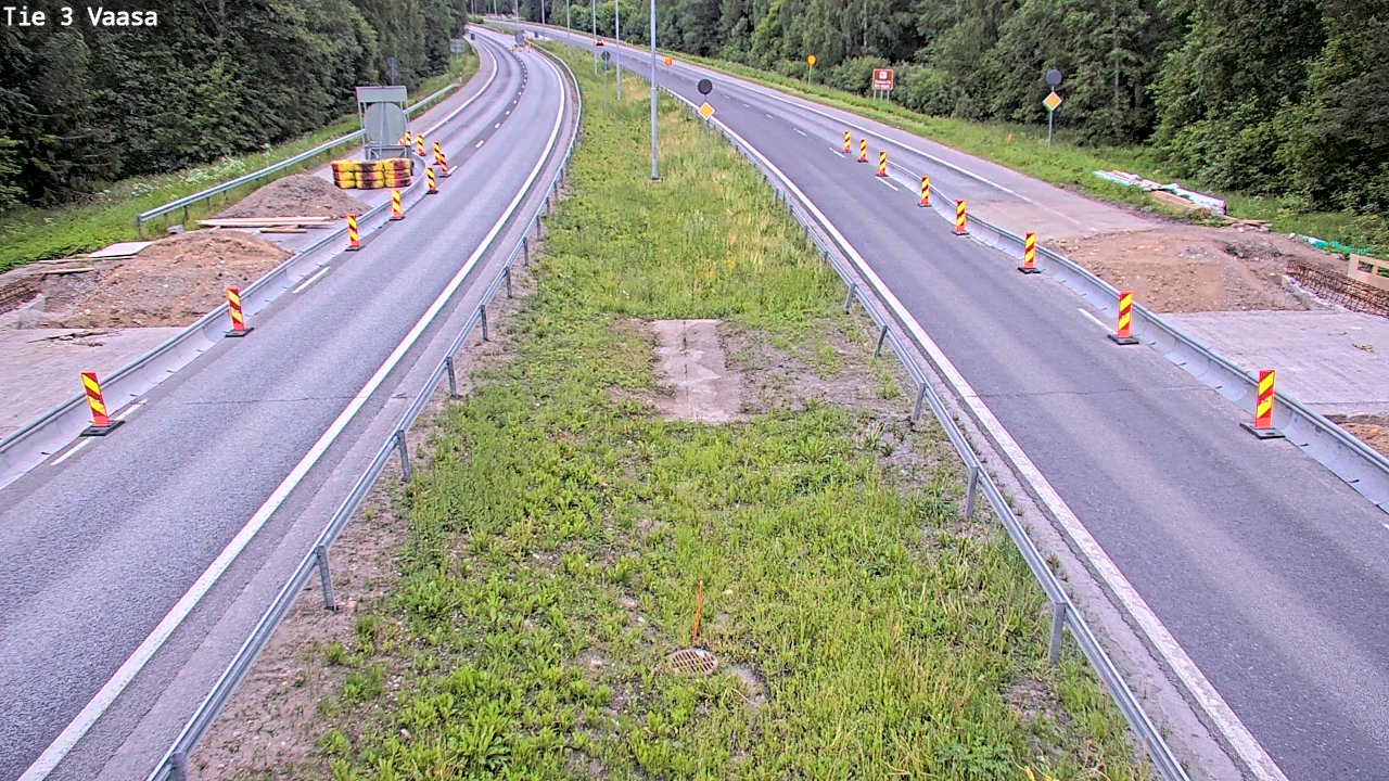 Kelikamerat Kuva Tie 3 Vaasa (puomi), Vaasa, Pohjanmaa
