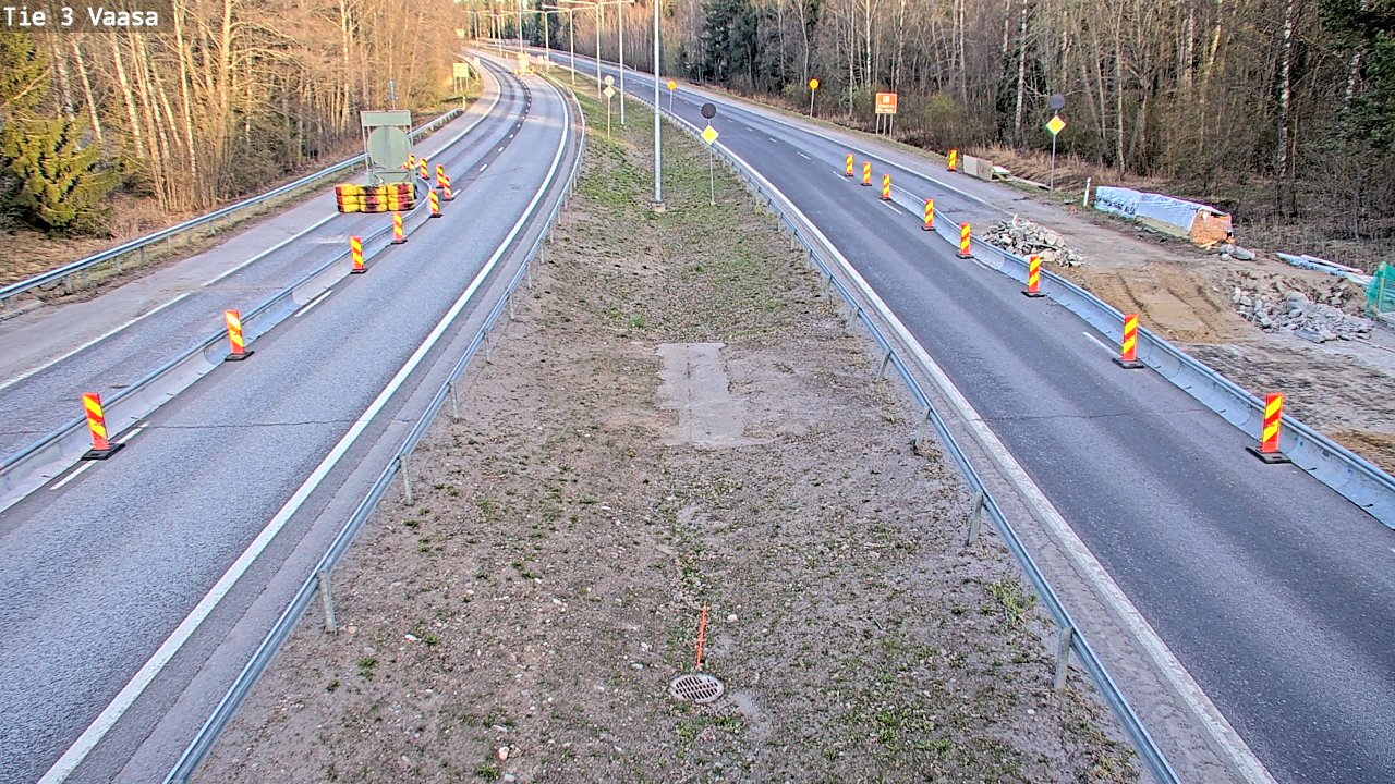 Kelikamerat Kuva Tie 3 Vaasa (puomi), Vaasa, Pohjanmaa