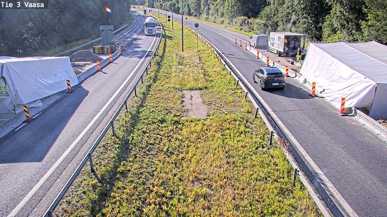 Kelikamerat Kuva Tie 3 Vaasa (puomi), Vaasa, Pohjanmaa