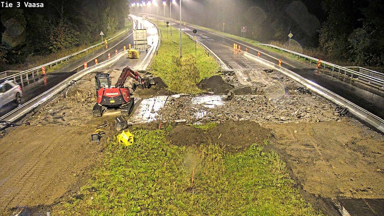 Kelikamerat Kuva Tie 3 Vaasa (puomi), Vaasa, Pohjanmaa