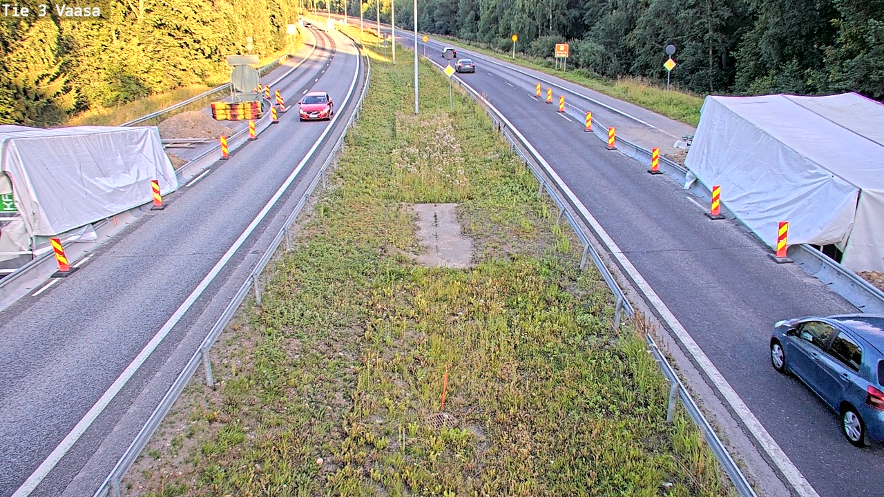 Kelikamerat Kuva Tie 3 Vaasa (puomi), Vaasa, Pohjanmaa