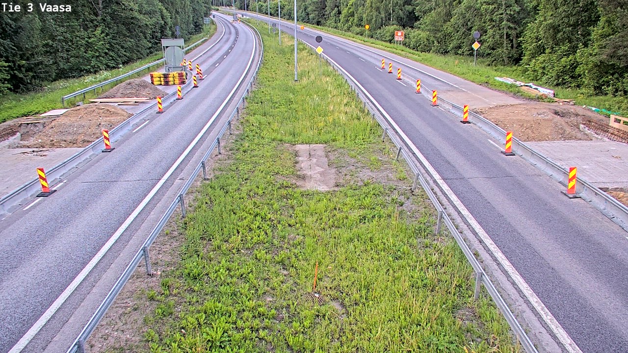 Kelikamerat Kuva Tie 3 Vaasa (puomi), Vaasa, Pohjanmaa