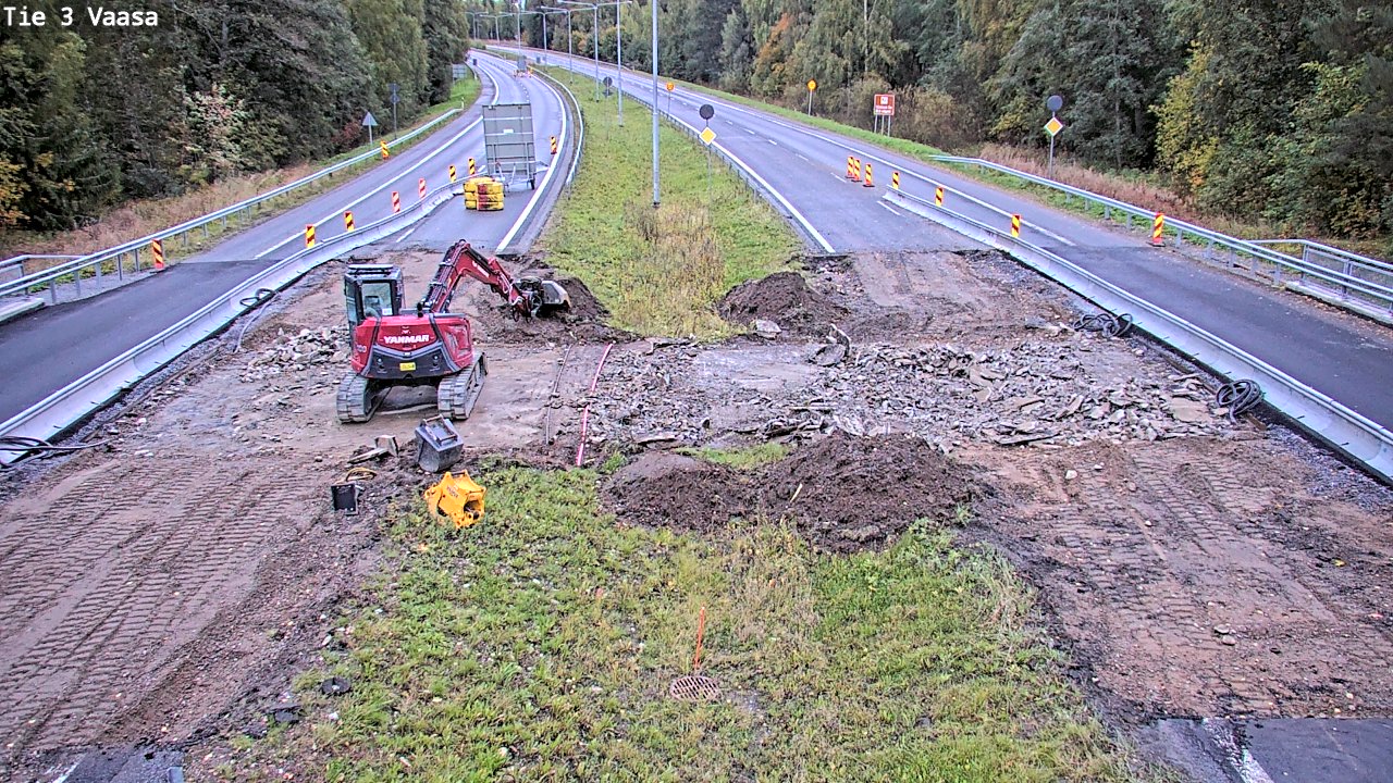 Kelikamerat Kuva Tie 3 Vaasa (puomi), Vaasa, Pohjanmaa