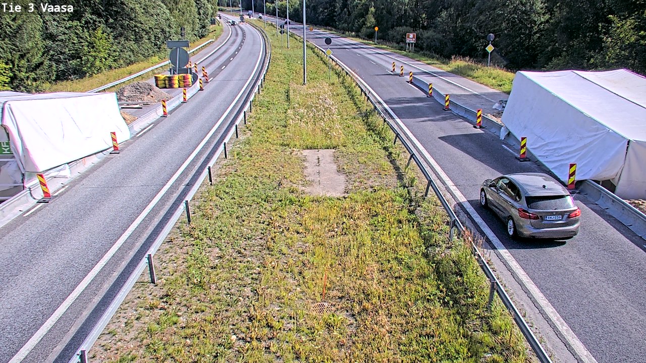 Kelikamerat Kuva Tie 3 Vaasa (puomi), Vaasa, Pohjanmaa