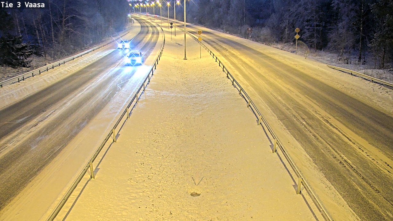 Kelikamerat Kuva Tie 3 Vaasa (puomi), Vaasa, Pohjanmaa