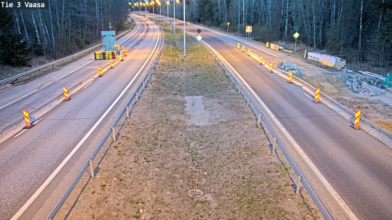 Kelikamerat Kuva Tie 3 Vaasa (puomi), Vaasa, Pohjanmaa