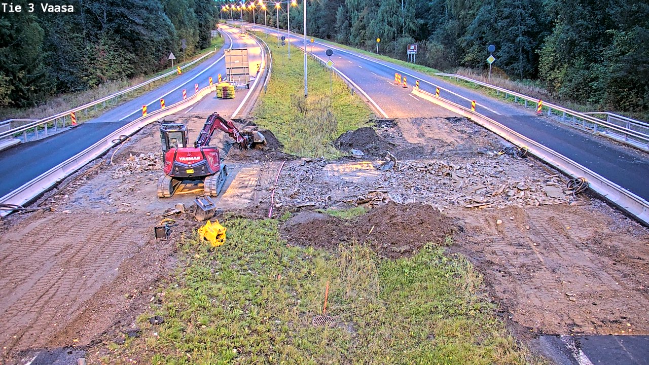 Kelikamerat Kuva Tie 3 Vaasa (puomi), Vaasa, Pohjanmaa