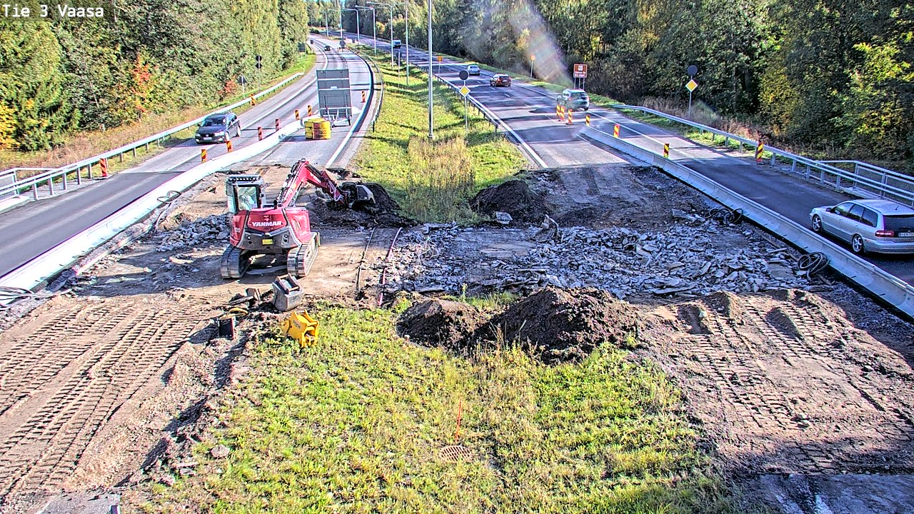 Kelikamerat Kuva Tie 3 Vaasa (puomi), Vaasa, Pohjanmaa
