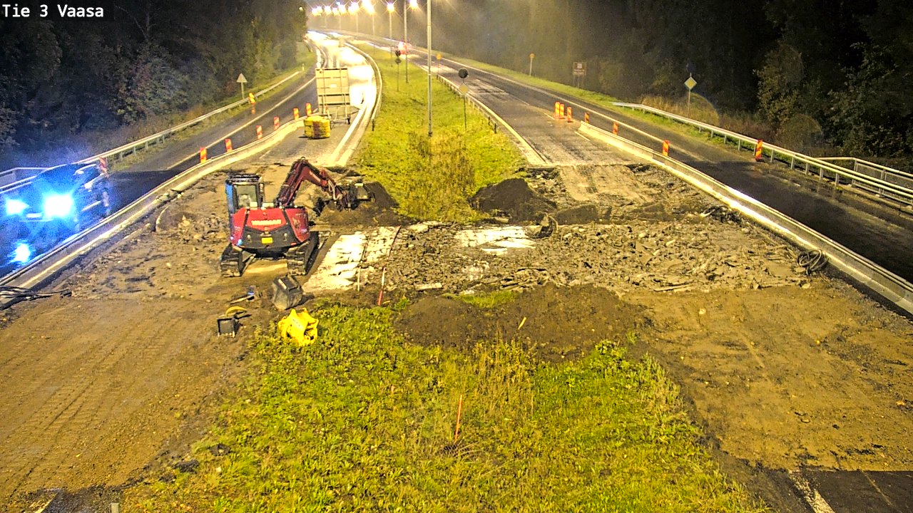 Kelikamerat Kuva Tie 3 Vaasa (puomi), Vaasa, Pohjanmaa